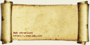 Mina Radovanović vizit kartica